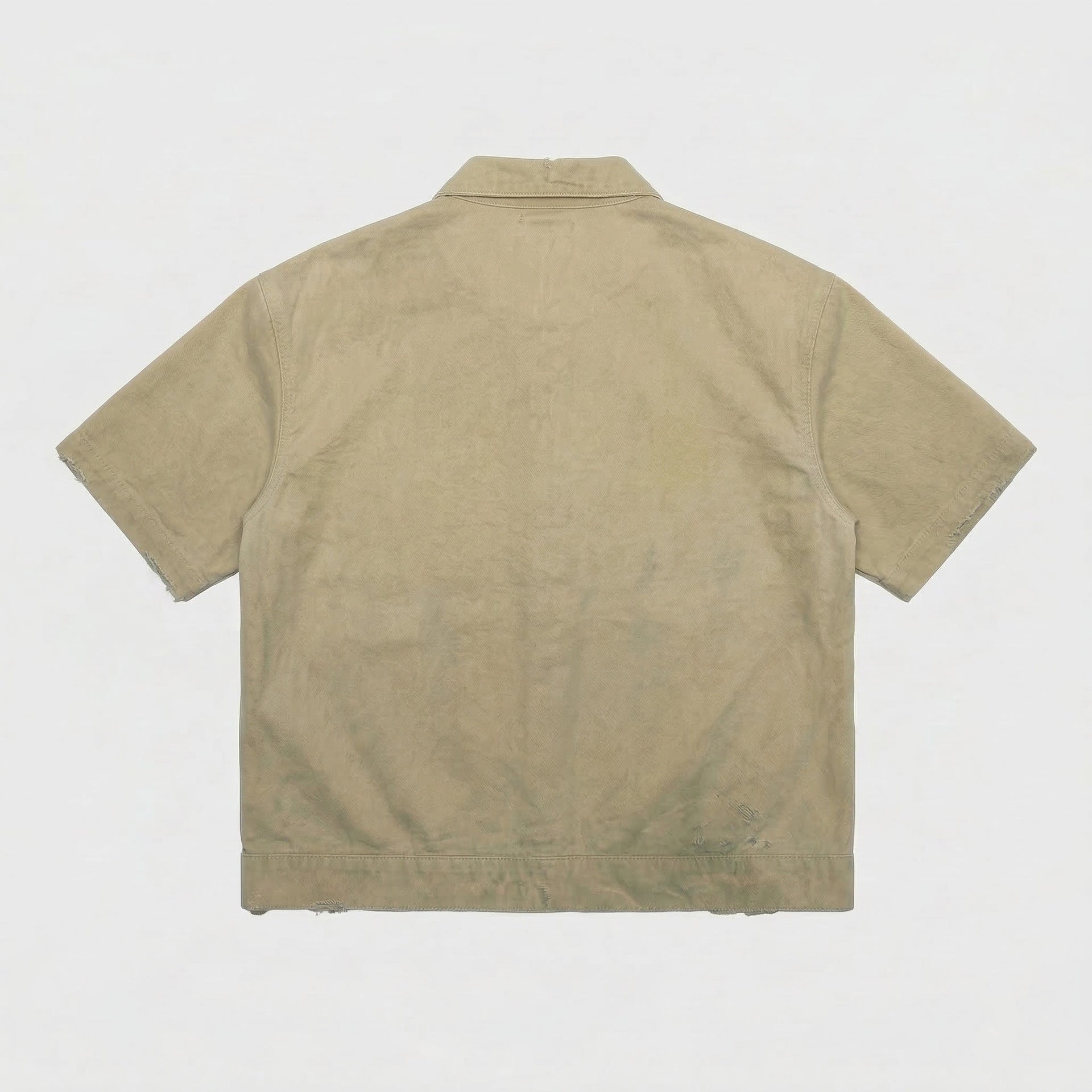 Tan Denim Polo
