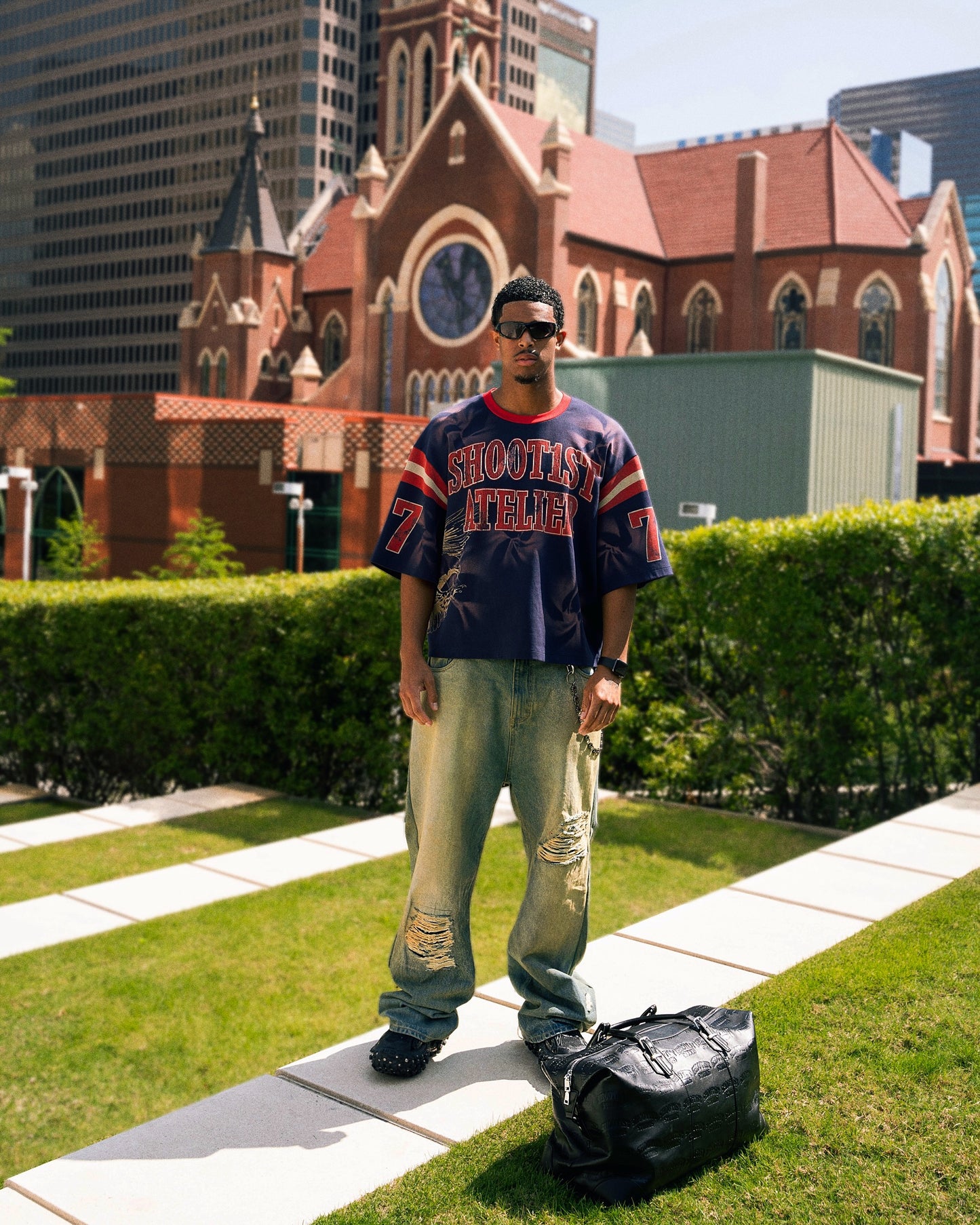 Navy Blue Washed Atelier Jersey